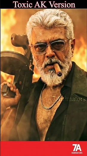 Toxic Teaser AK Ajith Kumar Version Entry 🔥 | AI Imagined Mass Intro