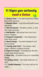 433K views · 2K reactions | 11 Signs you seriously need a Detox #reelsvideoシ #health #detox #usareels #canada | My Health Tips | Facebook