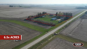 Here is your chance to own land and an acreage in Grundy County, Iowa! Tract 1 has 91 CSR2 on the tillable land with Tract 2 being the farmstead with a 2-story home, heated shop and grain bins. All located on a hard surface road! https://steffesway.com/GrundyCoLandAuction | Steffes Group, Inc.
