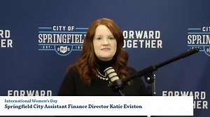 This week we observe International Women’s Day: Springfield City Assistant Finance Director Katie Eviston talks about a woman who inspires her, first-grade teacher Linda Harmon. | City of Springfield, Ohio - Government