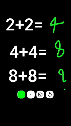 2+2=4, 4+4=8, 8+8=I don't know #memes