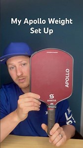 My Spartus Apollo Lead Tape Setup #pickleballpaddle #sports