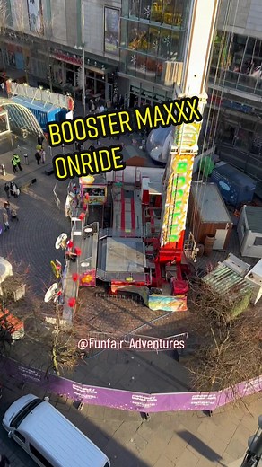 Booster MaXxx Onride #fyp #funfair #glasgow #christmas #christmasmarket #boosterride #viral