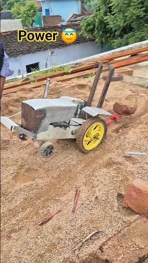 John Deere Pulling Power 💪 | Funny Tractor Stunt #Shorts