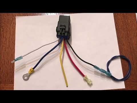OldGuyDIY $8 DIY Tractor Starter Relay Build Pin Out Wire Diagram Colors Schematic Kubota JD Deere