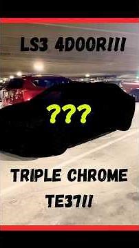 LS3 powered Chevy SS ON Chrome TE37s…. #chevy #ss #te37