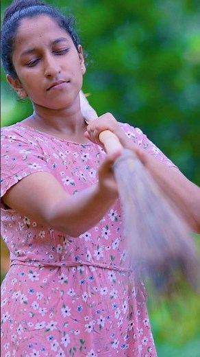 Making ekel broom 🧹 ඉදලක් හදමුද? #shorts