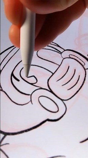 How to draw Doomguy in old cartoon style 1930s rubberhose animation #cuphead #doom #drawingtutorial