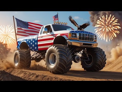 America Rides a Monster Truck – A Patriotic Bluegrass Country Comedy Anthem