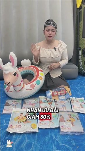 Hành trang đi học bơi của bé đang có giá siêu hời đó ba mẹ ơi #dotapboi #betapboi #phaoboichobe