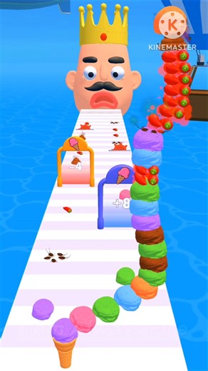 আইসক্রিম খেয়ে মামা ফুঁস 🤪😁| Stacky Ice Cream Run Funny Gameplay #shorts #viralshorts #gaming