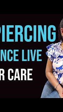 EAR PEIRCING Third Piercing Gunshot ear piercing Experience and Aftercare