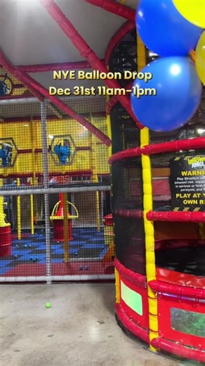 Balloon drop at 12 noon! Join us for our "Noon Year's Eve" event from 11am-1pm on Dec 31st for lots of Uptown Jungle fun to ring in the new year early. 2026 here we come! ️ Tickets now available online | Uptown Jungle N. Phoenix | Facebook