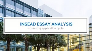 INSEAD Essay Examples and Analysis [2025/26]