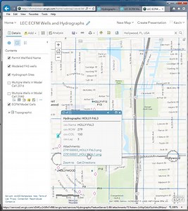 How to Use the 2018 LEC WSP ECFM Wells and Hydrographs Map