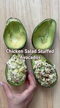 Chicken Salad Stuffed Avocados