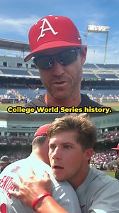 "This is the best outing in MCWS history" 🙌 Arkansas Razorback Baseball pitching coach Matt Hobbs breaks down Gage Wood's no-hitter 🎤 #MCWS x The Home Depot | NCAA Baseball
