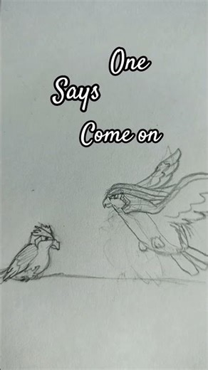 Two birds pokemon edition #art #youtubeshorts #drawing #pokemon