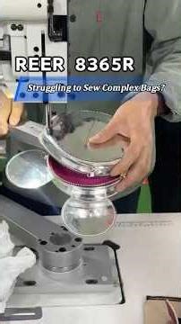 Ultimate 360° Rotating Arm Sewing Machine for Bags | REER 8365R Industrial Leather Bag Sewing Demo