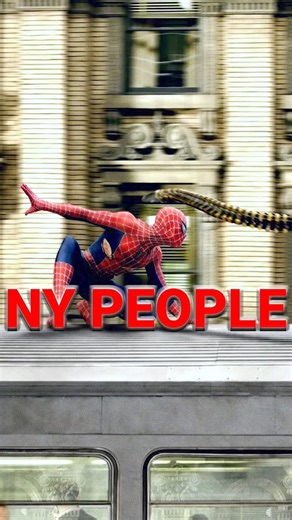 NEW YORK’S Trust in SPIDER-MAN 🗽 #shorts