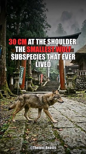 Honshu Wolf: Smallest Wolf Ever | Extinct Animals