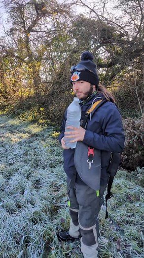 4.3K views · 19 reactions | -6 start to the day! Frozen water bottle, thermals, flask...........thank goodness I had a bonfire  today! #etsgardening #tiktok #stiga #cold | ETS Gardening and Estate Management | Facebook