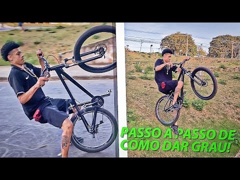 Como dar grau de bike*passo a passo pra quem ta começando*🚀
