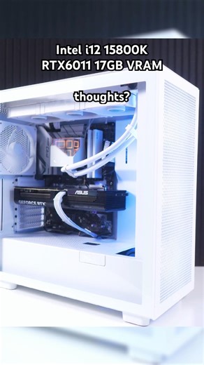 All White Gaming PC with Alien Specs #gamingpc