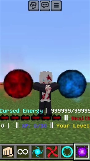 Mod gojo tốt nhất trên Minecraft #minecraft #mod #jujutsukaisen #gojo #anime #game #minecraft