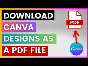 How To Download Canva Design As A PDF File?