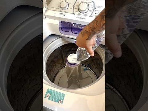 I put vinegar in the washing machine and regretted not doing it sooner!