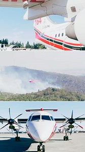 Supporting firefighters in Australia - two Dash 8-400AT and one RJ85 are stationed in the country each year to suppress wildfire. #AerialFirefighting #australia #AirTanker #wildfire #firefighter | Conair Aerial Firefighting