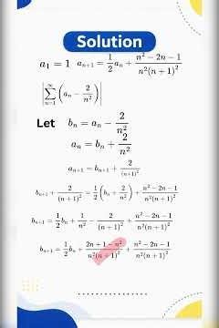 JEE main 2026| Sequence and Series |Recurrence relation | JEE PYQ |#jee #iitjee #jeemains #jeemaths