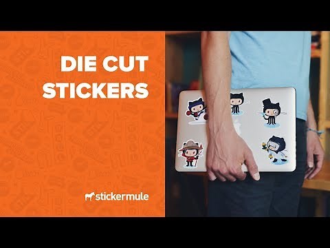 Die cut stickers - How to order stickers with custom shapes