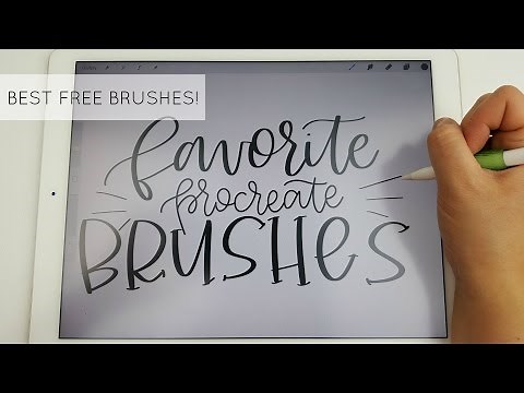 Best Free Brushes for Procreate App (My Absolute Favorites!)