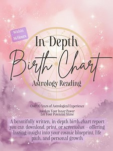 Astrology Reading Birth Chart Report Natal Chart Reading, Birth Chart Analysis, Downloadable Birth Chart, Same Day Delivery, Detailed PDF - Etsy UK