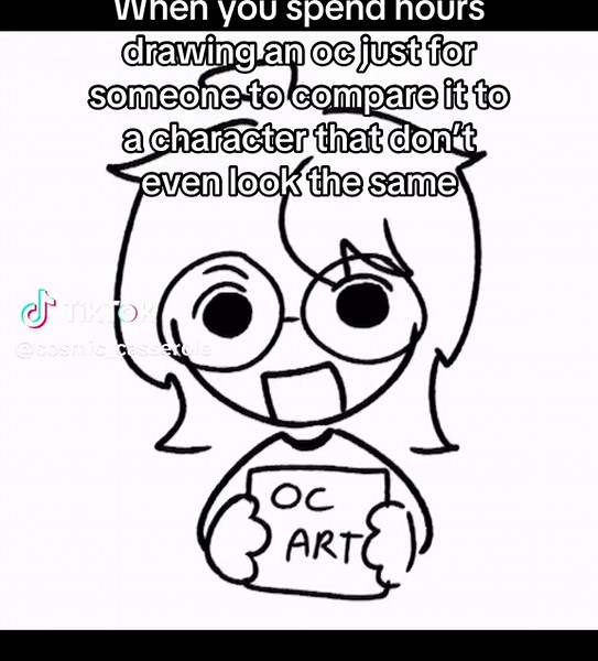 Comparing Original Characters through Doodles and Art