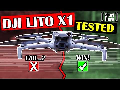 DJI LITO X1 - REVIEW 🔥 Better than a Mini Pro?