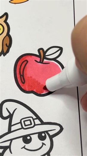 Coloring This Apple Is Giving Me Fall Vibes 🍎🍂