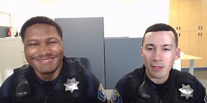 Officers catch 3-year-old girl, dog dropped from balcony of burning apartment building