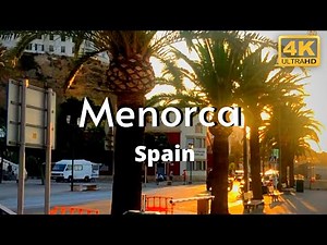 Menorca Spain 4k Beach Walking Tour Mahon