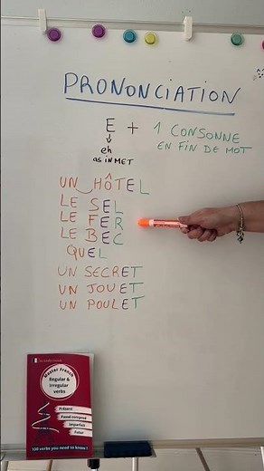 French Pronunciation Made Simple: When “E” Sounds Like “eh ” (bec, sel)