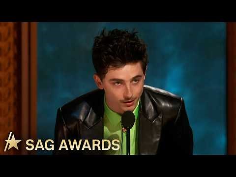 Timothée Chalamet Says He Is In ‘Pursuit Of Greatness’ In 2025 SAG Awards Speech