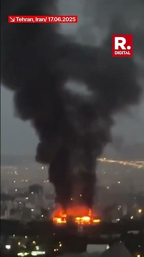 BREAKING: Non-Stop Explosions Rock Tehran After Massive Israeli Airstrikes