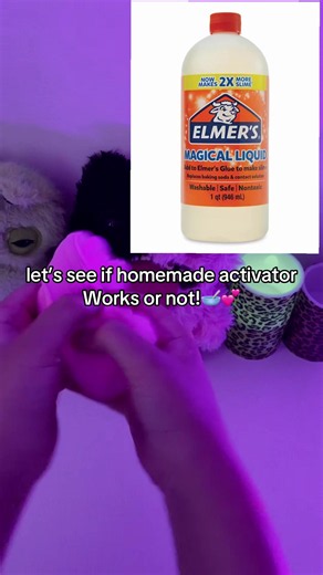 Pink Butter Slime with Homemade Activator: Does It Work?