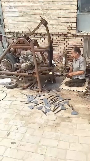 16K views · 21 reactions | He Built a Power Hammer Out of SCRAP PARTS! | Best Web Moments | Facebook