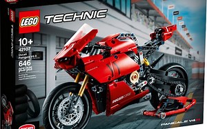 乐高 机械组 42107 杜卡迪 Panigale V4 赛道摩托 速组评测