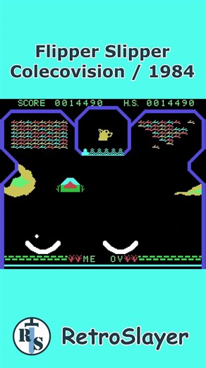 Flipper Slipper Gameplay Colecovision