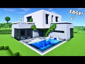 Minecraft: How to Build a Modern House Tutorial (Easy to Follow) #1