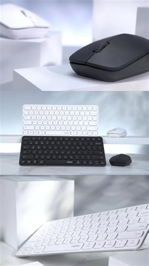 4 comments | Rapoo keyboard and mice combo, your efficient partner ! ⌨️️ Connect multiple devices simultaneously and operate quickly. Product:Rapoo 9010M combo #Rapoo #rapookeyboard #keyboardcombo #tech #officesetup #setup #setupinspiration | Rapoo | Facebook